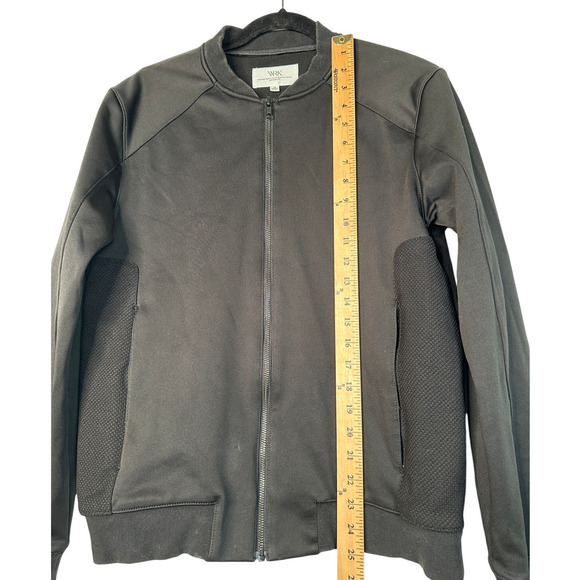 New! WRK M Classic Slim Fit Bomber Jacket $198 Alpha Industries Flight Black - Picture 5 of 9